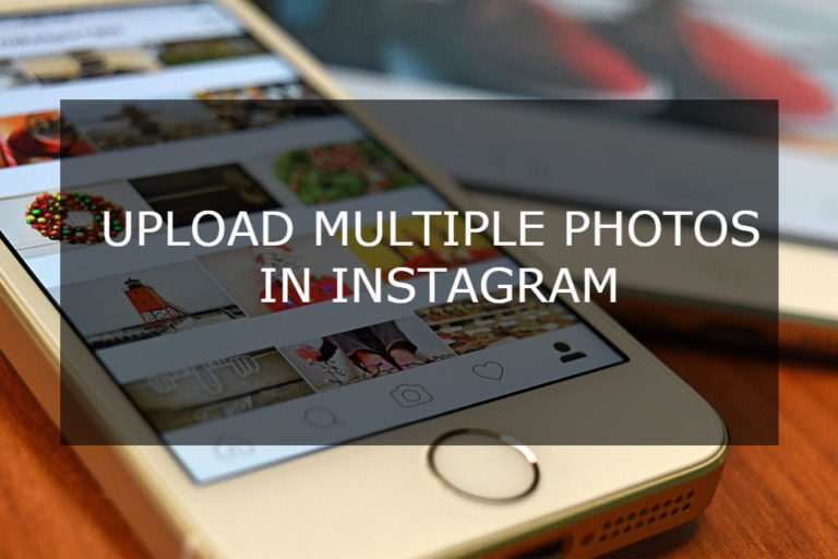 How to upload Multiple Photos in Instagram