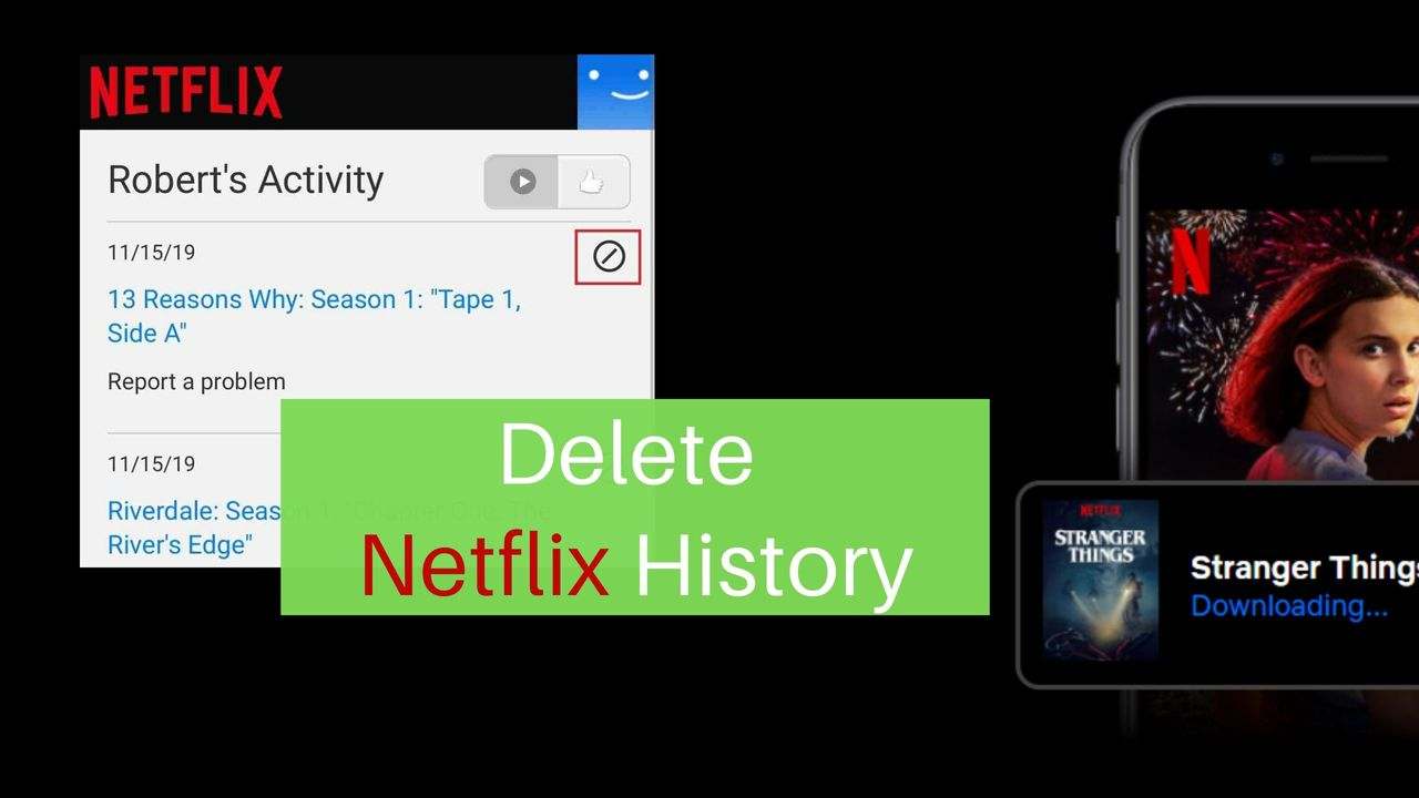 Delete Netflix history