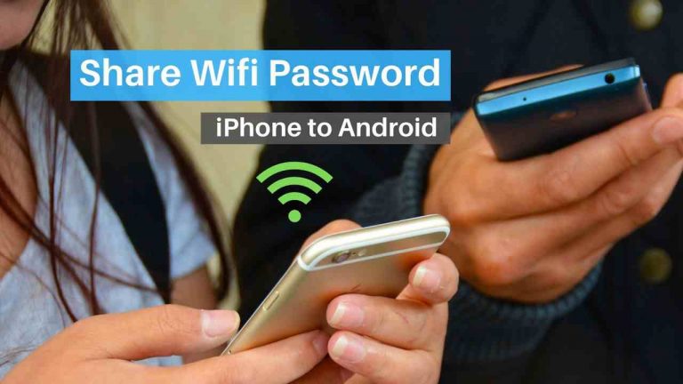 How to share Wifi Password from iPhone to Android