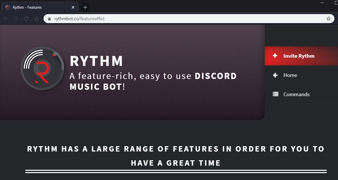 Invite Rythm Discord Bot