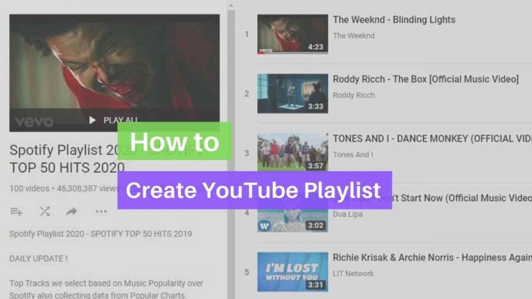 How to make a playlist on YouTube