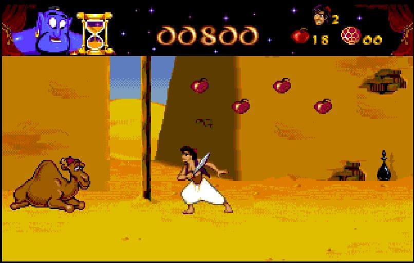 Aladdin MS-DOS Browser game