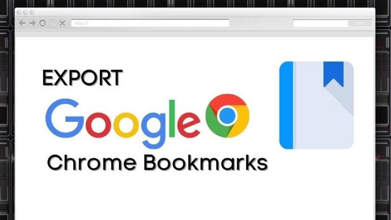 Steps to Export and Import Google Chrome Bookmarks