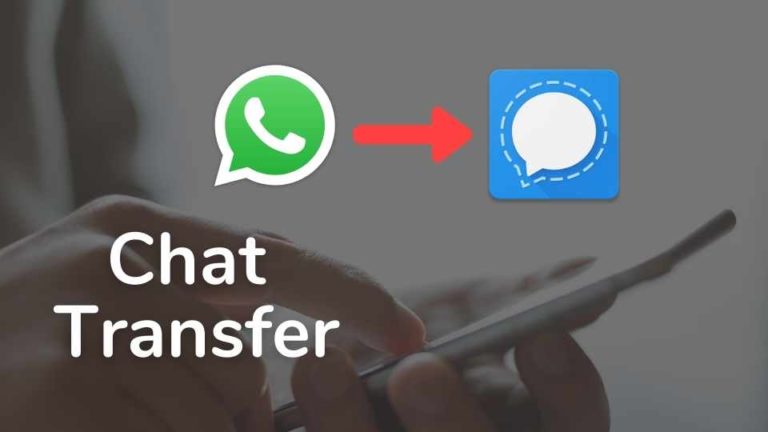 How to Import chats from WhatsApp to Signal