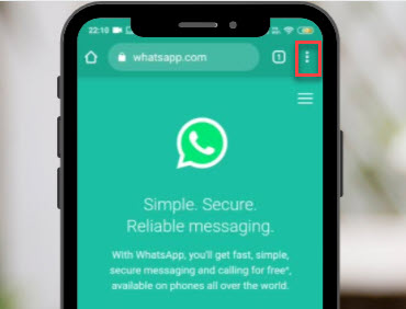 whatsapp web on Android