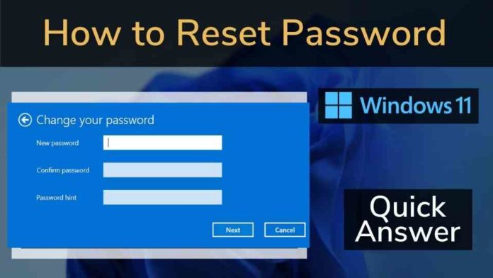How to Change Windows 11 Password