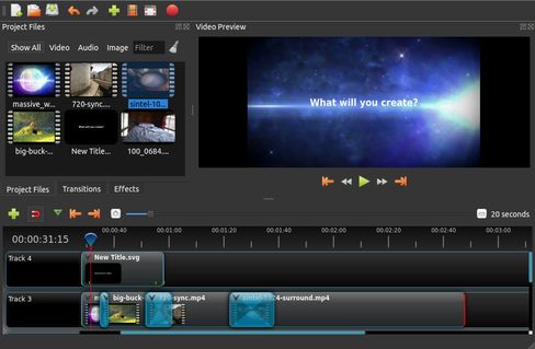 Openshot video editor for Windows 11